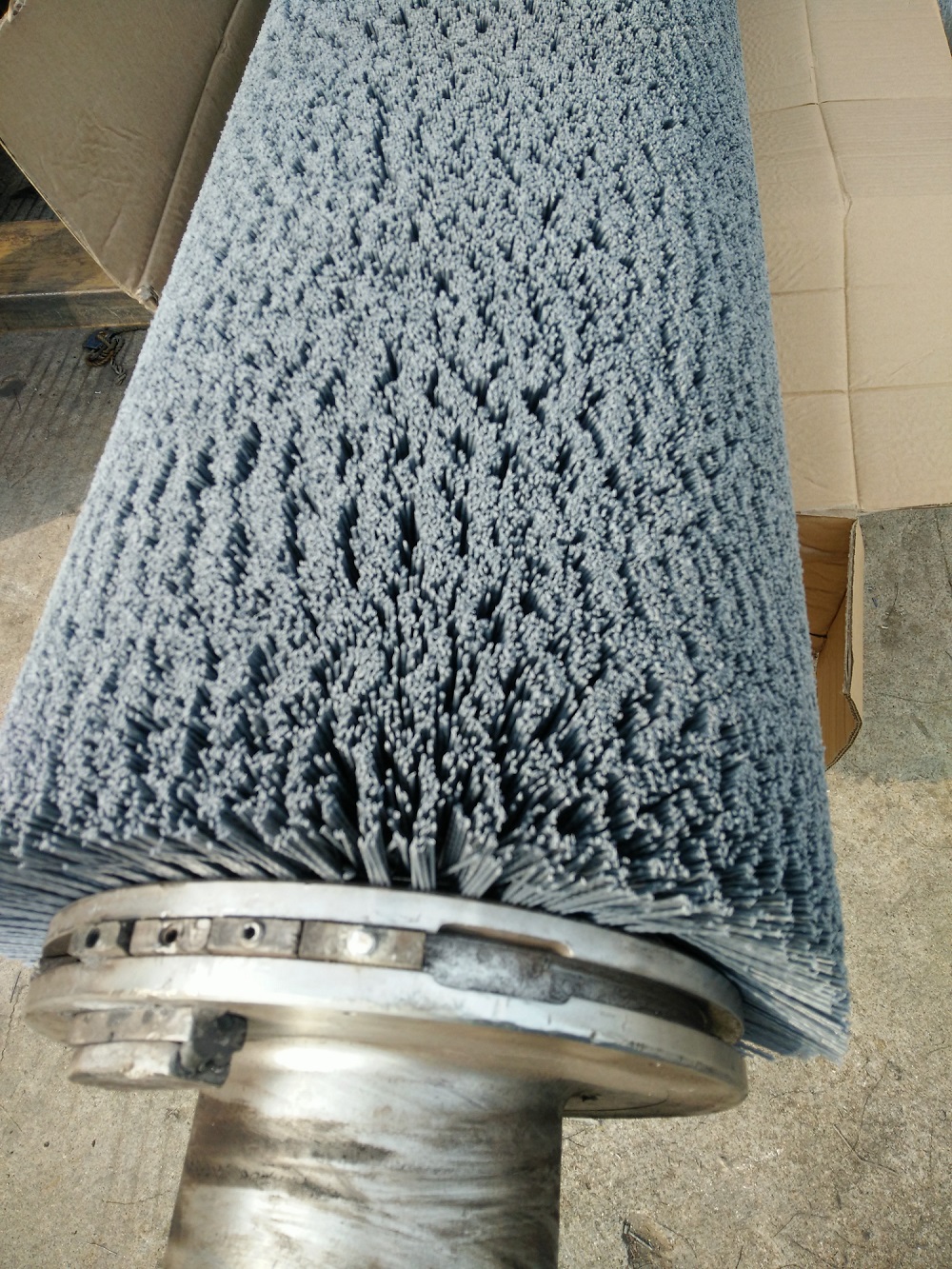 磨料刷丝毛刷辊大型钢板